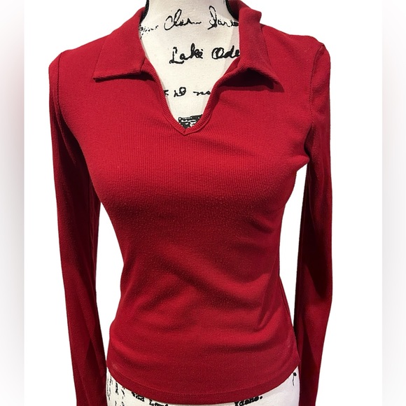 Forever 21 Red Shirt - Picture 1 of 4